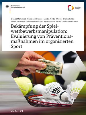 cover image of Bekämpfung der Spielwettbewerbsmanipulation